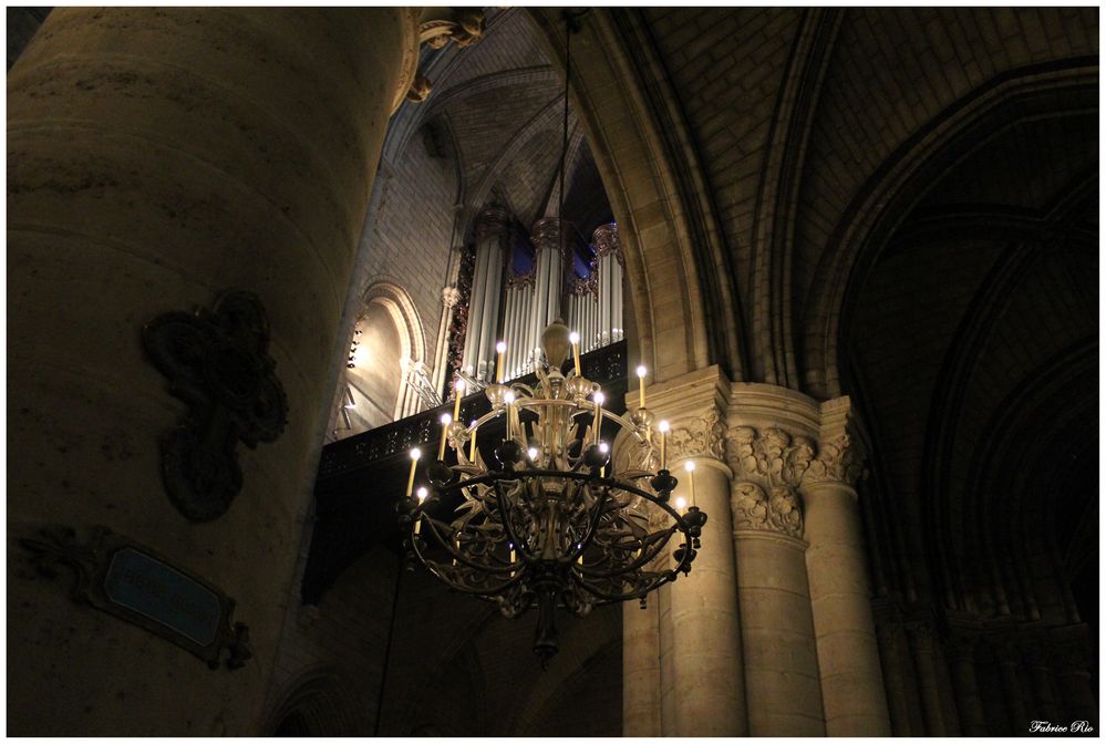 L'orgue à travers la lumière