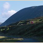 lorry climbing the pass of drumochter