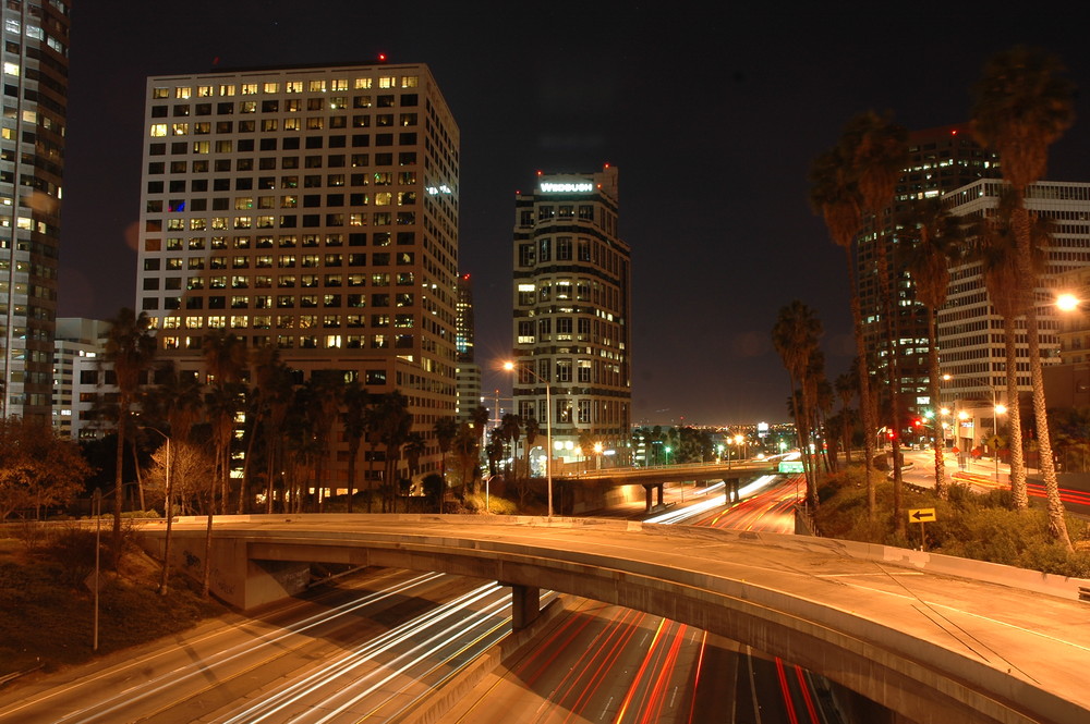 Los Angeles at midnight