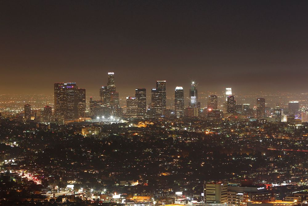 Los Angeles by night.