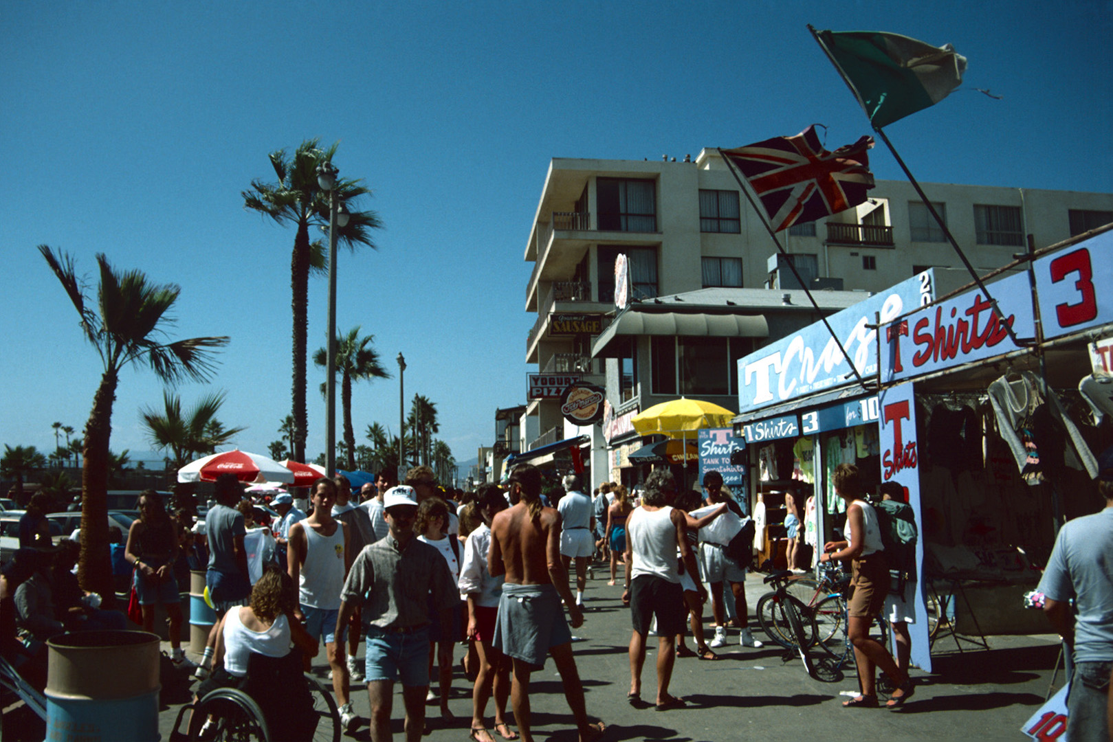 Los Angeles, CA Santa Monica 1990 Foto & Bild erwachsene menschen