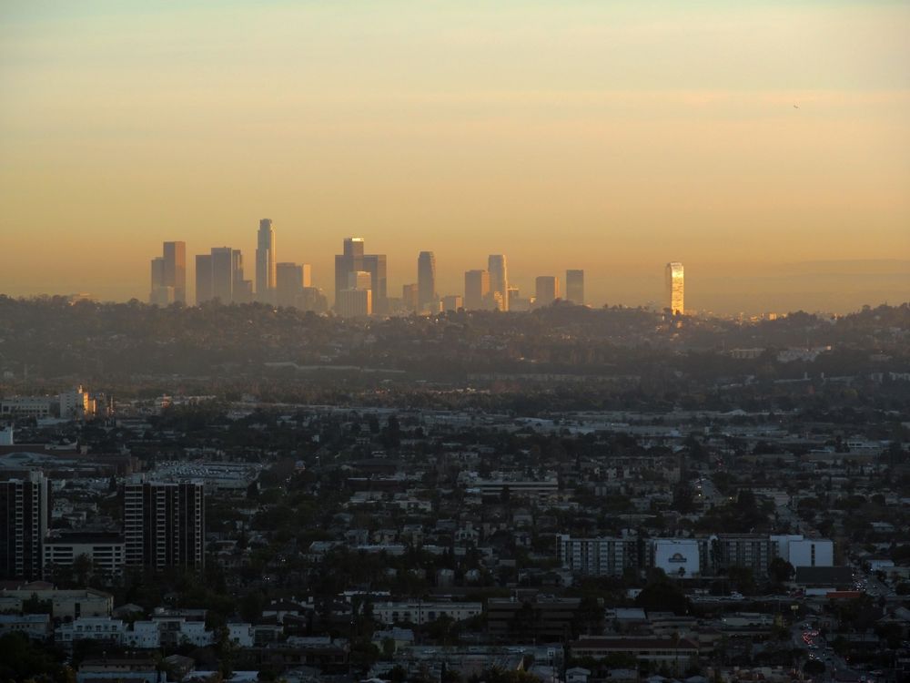 Los Angeles im Sonnenuntergang