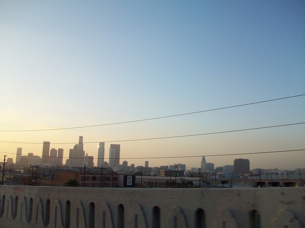 Los Angeles in der Abenddämmerung