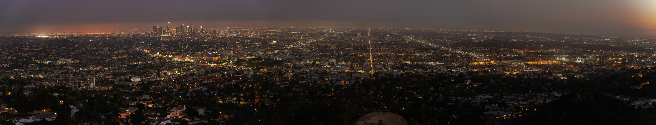 Los Angeles in der blauen Stunde