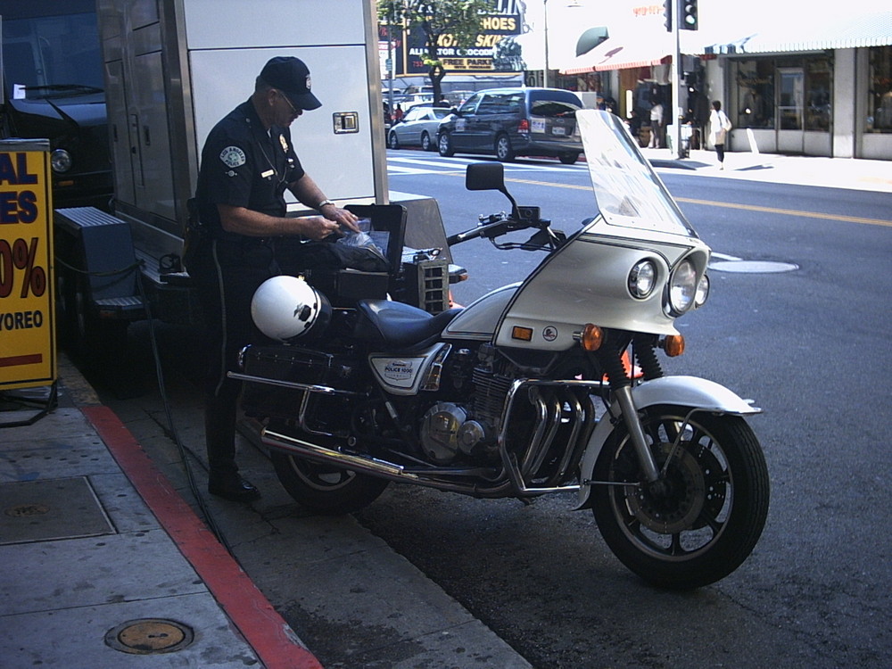 Los Angeles Polizei Motorrad