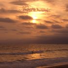 los angeles sunset surfer