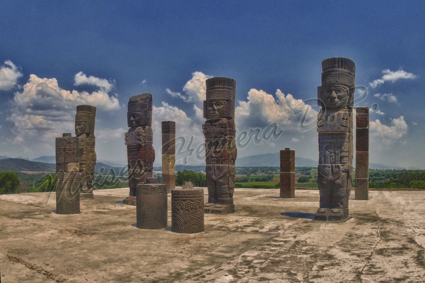 Los Atlantes de Tula, Mexico....