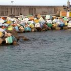 Los Cubos de la Memoria en el puerto de Llanes (Asturias)