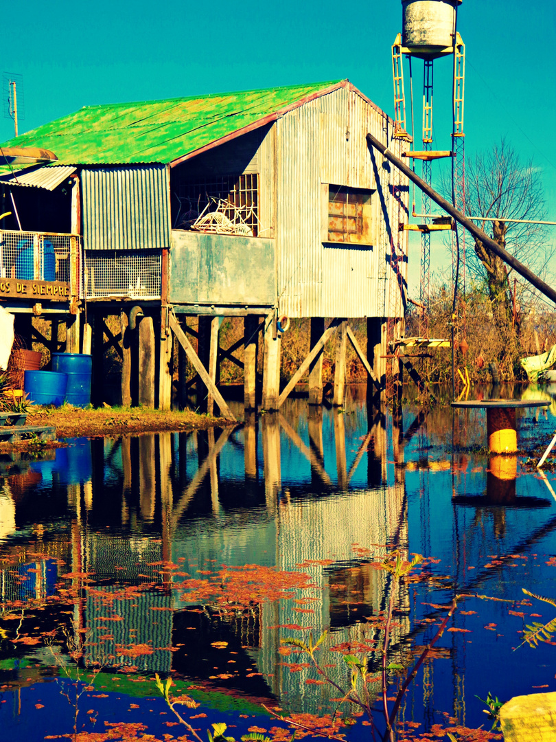 Los de siempre, parador en el río Paraná