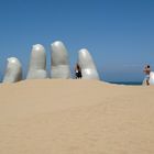 Los Dedos (Die Finger) in Punta del Este (Uruguay)