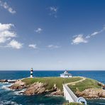 Los faros de la isla Pancha-Ribadeo.Lugo