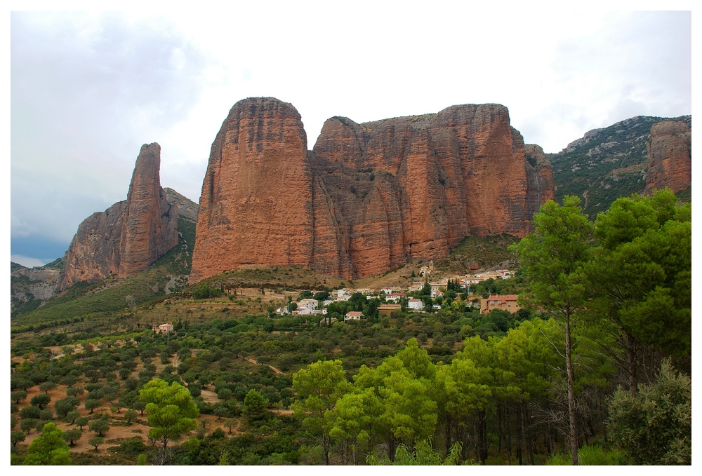 Los Mallos de Riglos (Aragon/ Spanien)