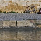 Los pies al sol a la orillita del Guadalquivir