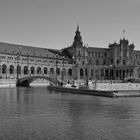 LOS PUENTES DE LA PLAZA DE ESPAÑA (Versión en b.n.)