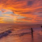 Los últimos baños del atardecer