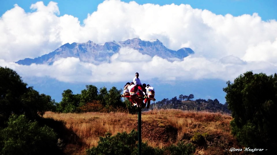 Los voladores de Papantla.