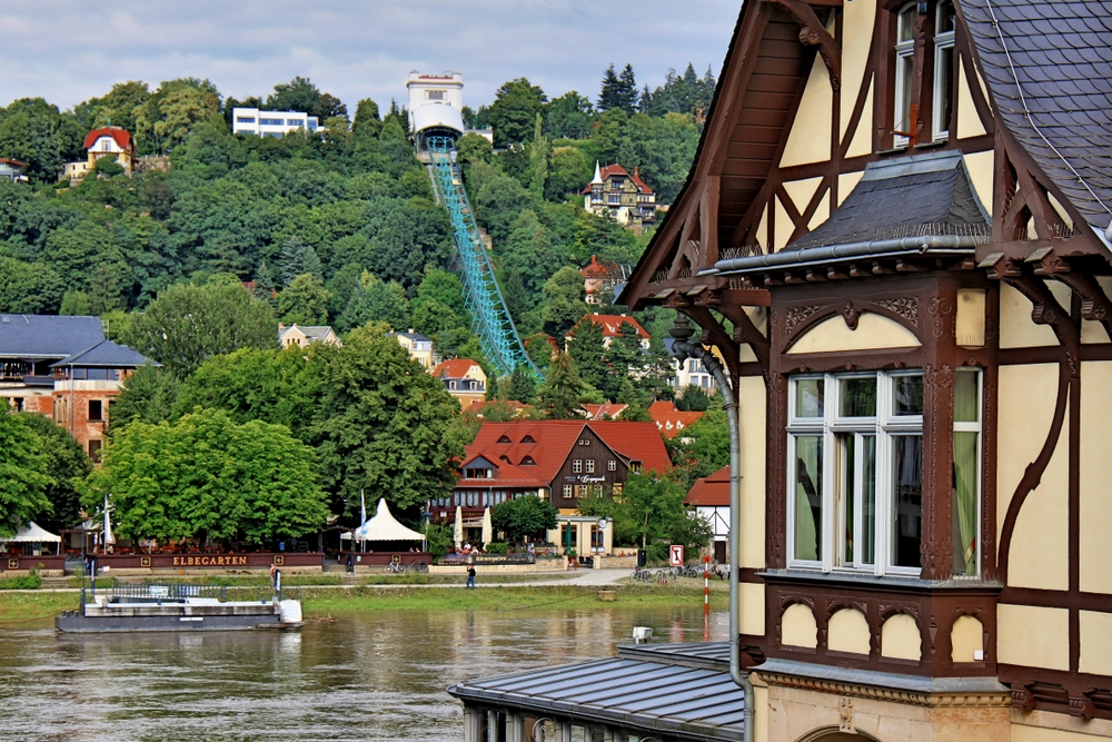 Loschwitz und Schillergarten Foto & Bild dresden, elbe