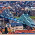 Loschwitzbrücke, Blaue Wunder Dresden III b HDR 2024-02-26 392 ©