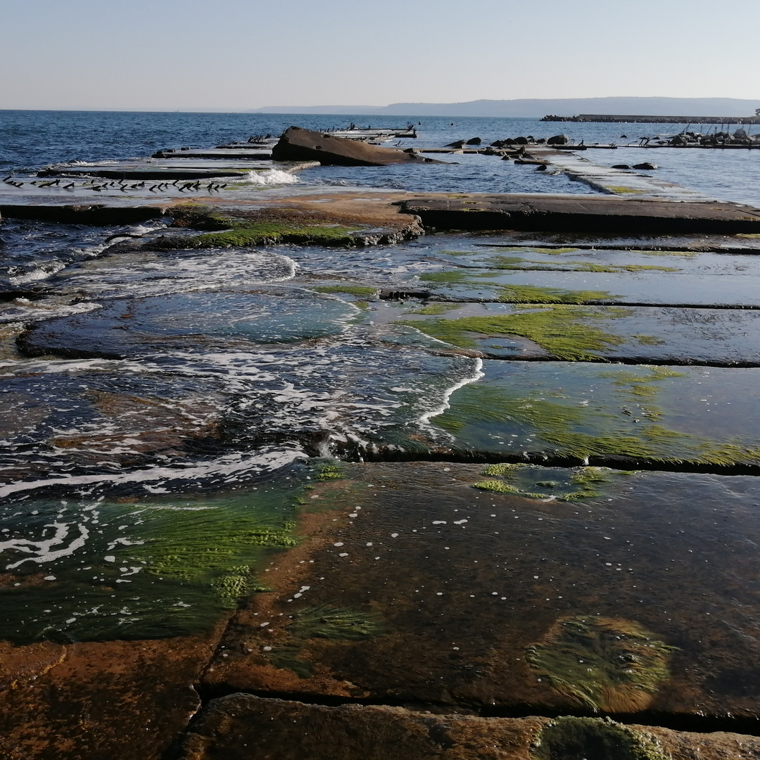 Lost boat harbor at Black Sea, Bulgaria