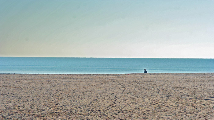 Lost on beach