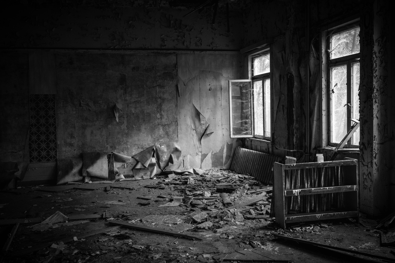 Lost Place Foto & Bild architektur, monochrome, schwarzweiß Bilder