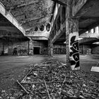 Lost Place Factory Hall BW