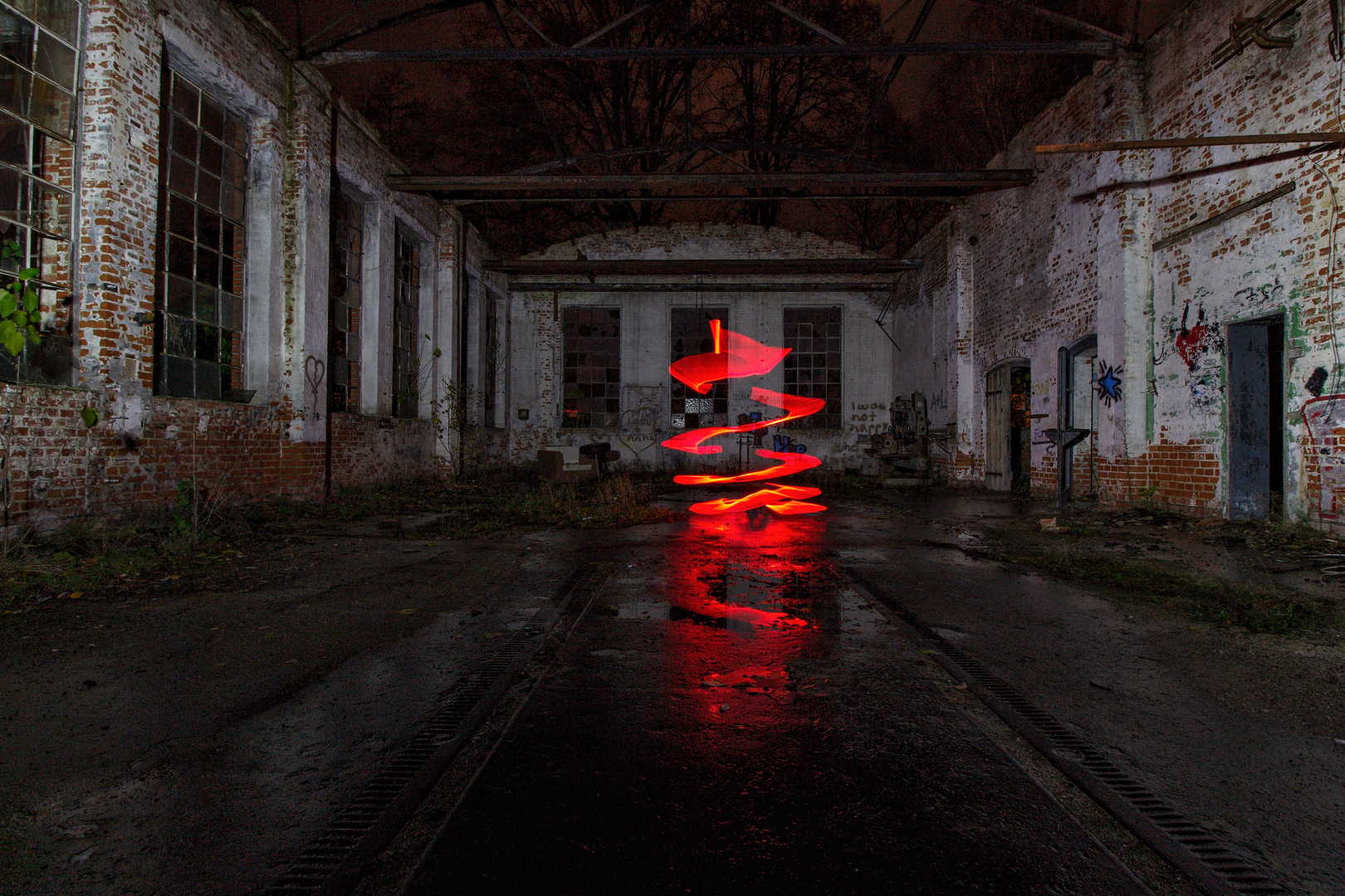 Lost Place lightpainting