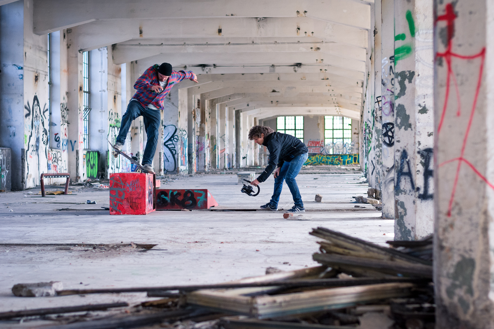 Lost place skateing