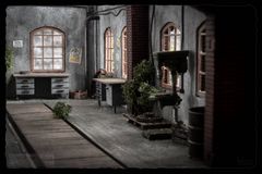 Lost Places: "Die alte Werkstatt"   - Modell 1:32