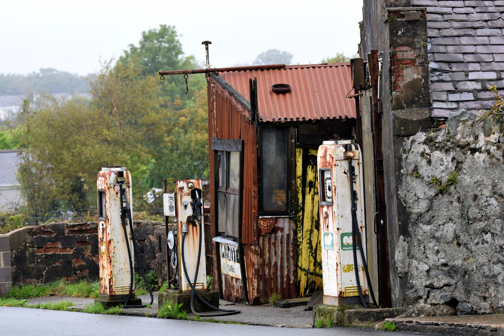 Lost Places: Tankstelle in Wales