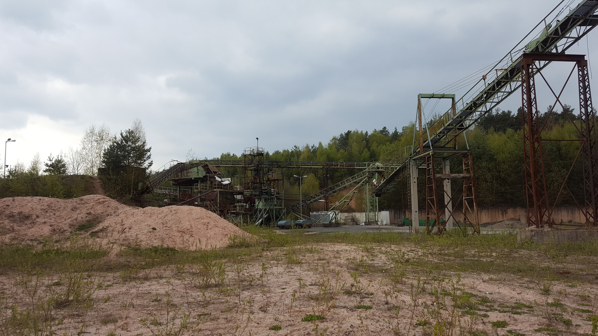 Lost Places - Waschanlage - verlassene Sandgrube