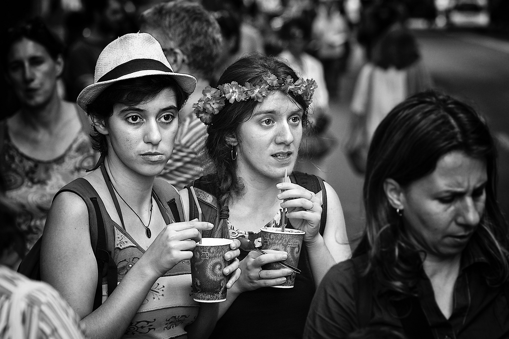 Lost tourists in Rome