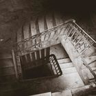 Lost Treppenhaus in einem alten Hotel