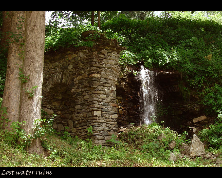 Lost water ruins