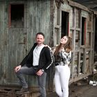Lostplace Shooting Vater und Tochter