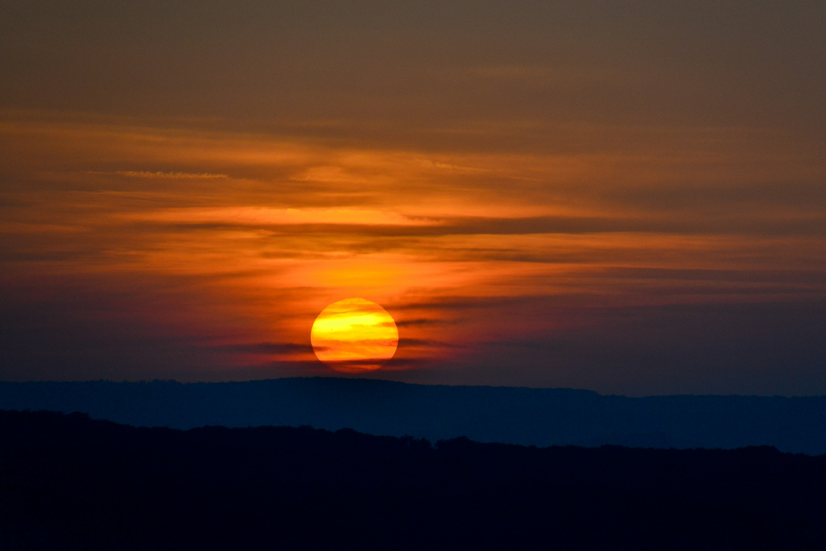 Lothringer Sonnenuntergang