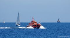 Lotsenboot in der Förde