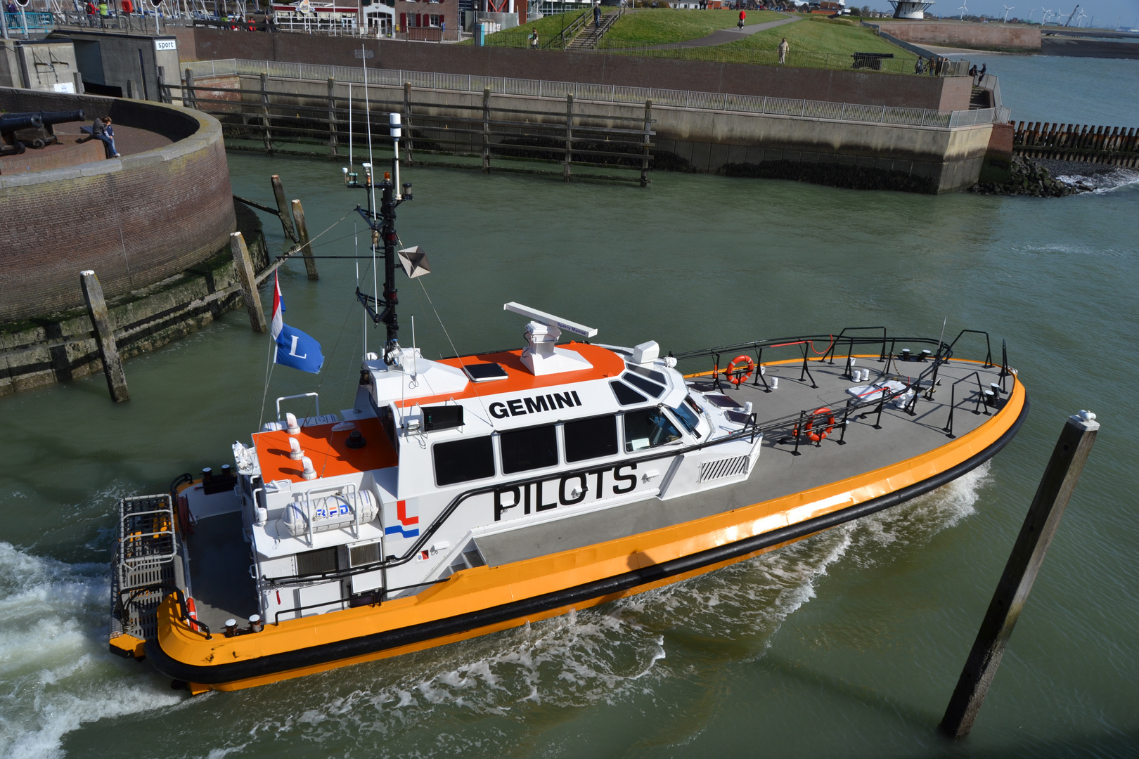 Lotsenboot in Vlissingen