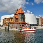 Lotsenhaus auf der Stralsunder Hafeninsel... 