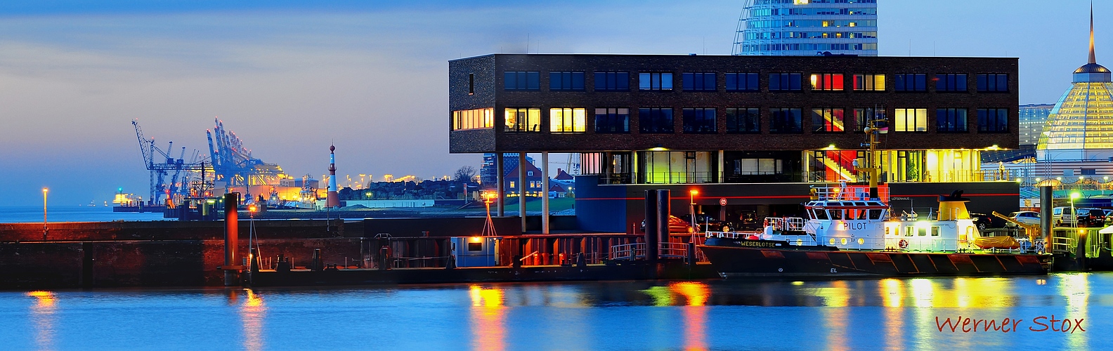 Lotsenhaus in Bremerhaven (Panorama)