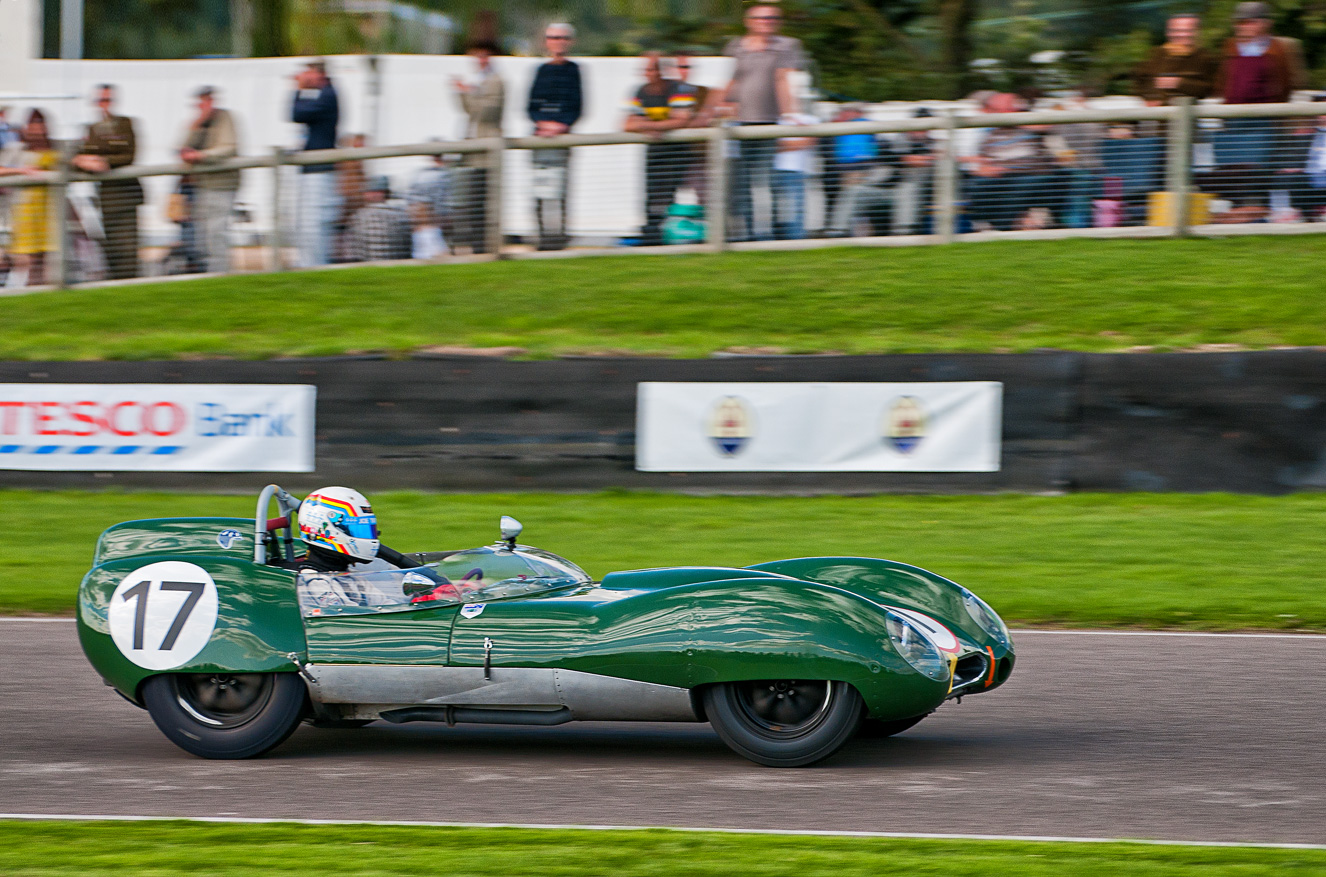 Lotus Climax on the Goodwood racetrack