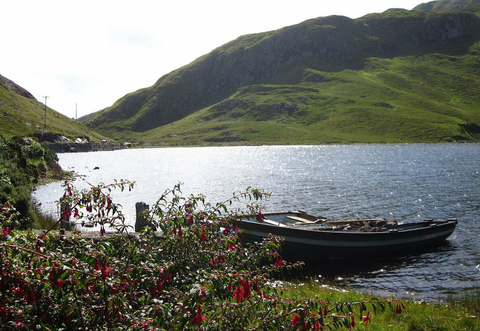 Lough Fee in Connemara, County Galway