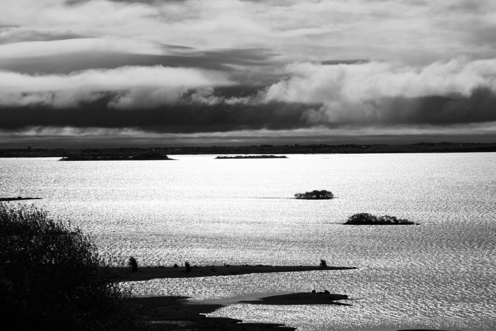 Lough Mask, Westirland - Schwarz/Weiss