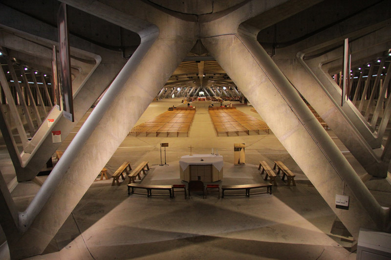 Lourdes, Unterirdische Basilika Pius X.