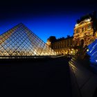 Louvre after sunset