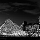 Louvre at night