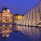 Louvre at night