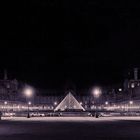 Louvre at night