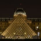 Louvre at  night