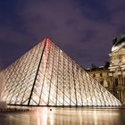 Louvre bei Nacht